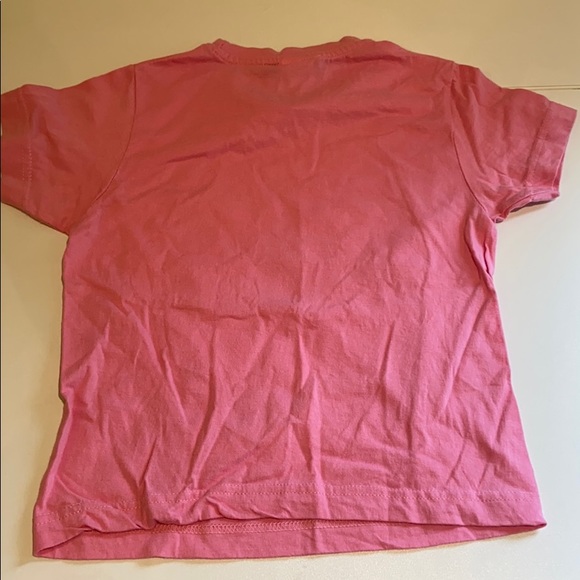 Girls London Graphic glitter Short Sleeve Tee Pink - Picture 3 of 3